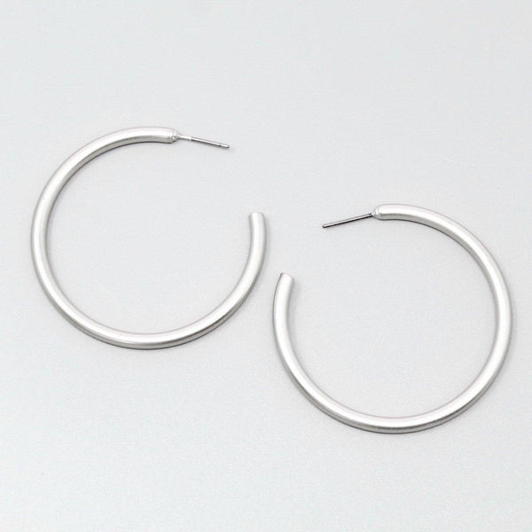 Basic Hoop Earrings 40 mm