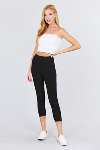 Wide Band Capri Leggings