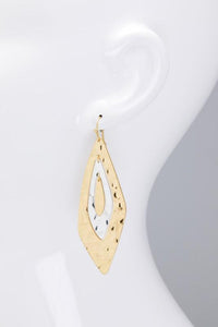 Layered Two Tone Earrings