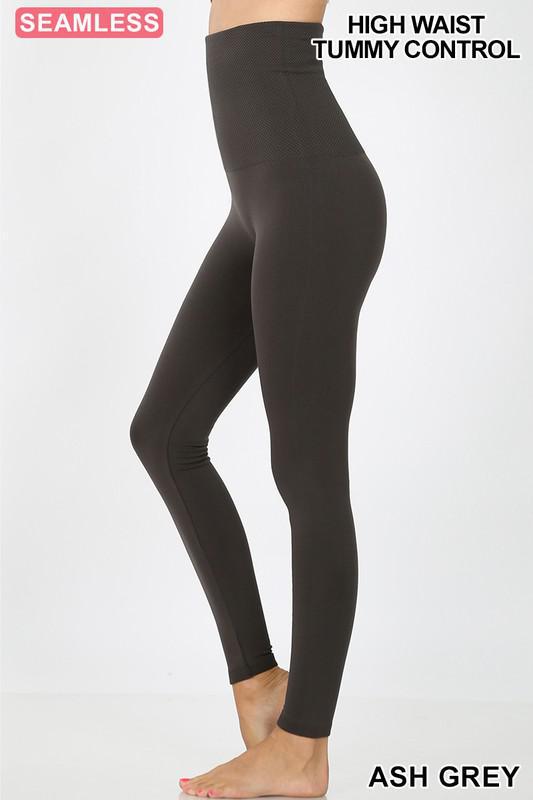 HIGH WAIST Fleece Leggings with 9" Waist Band