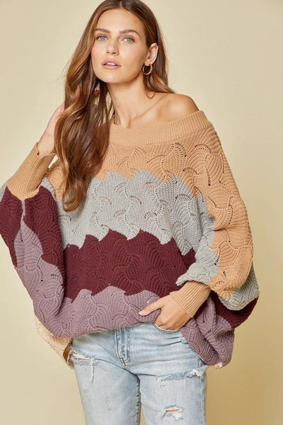 Color Block Sweater