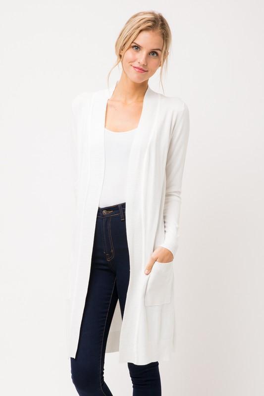 Long Open Cardigan