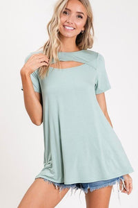 Cutout Front Top