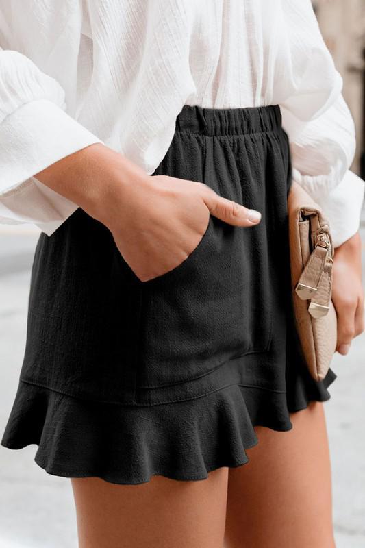 Ruffle Flutter Shorts