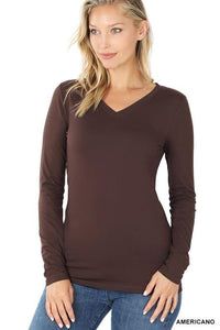 Microfiber V Neck Tee