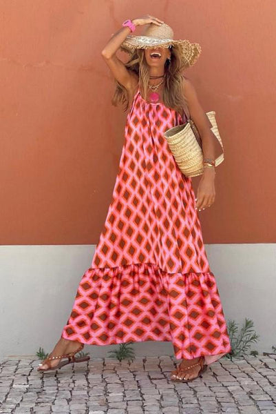 Geometric Maxi Dress