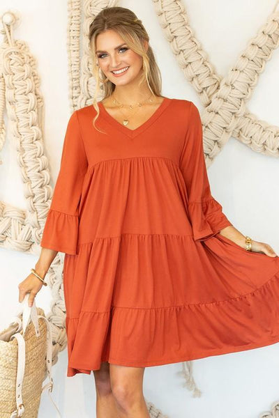 Tiered Ruffle Dress