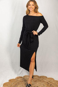 Boat Neck Dress