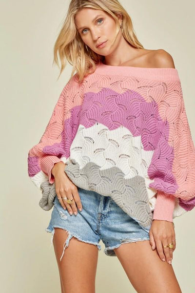 Color Block Sweater