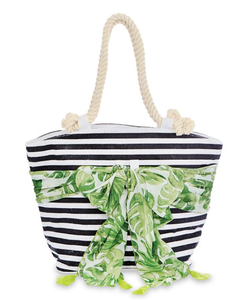 Striped Tote Bag