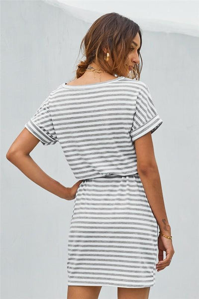 Striped T-Shirt Dress