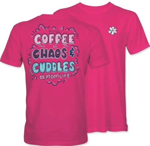 Coffee, Chaos & Cuddles Tee