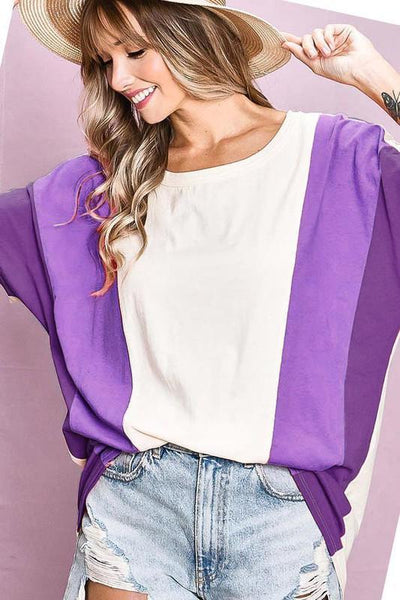 Vertical Color Block Top