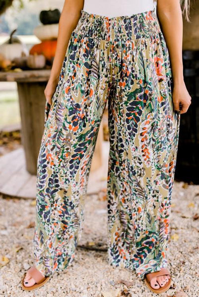 Wide Leg Casual Pant