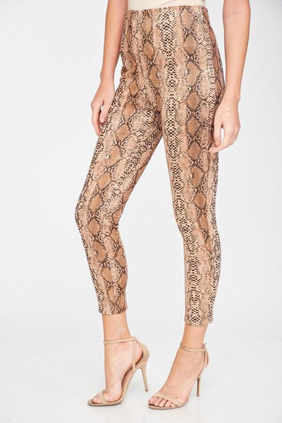 Snake Print Leggings