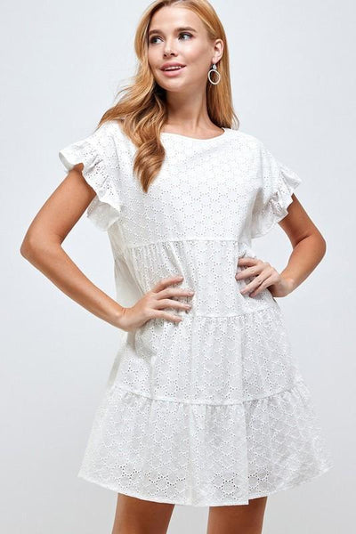 Tiered Lace Dress