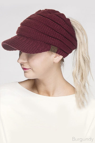 CC Brim Ponytail Hat