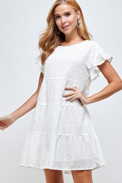 Tiered Lace Dress