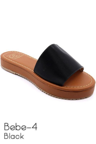 Slide On Thick Sole Sandal