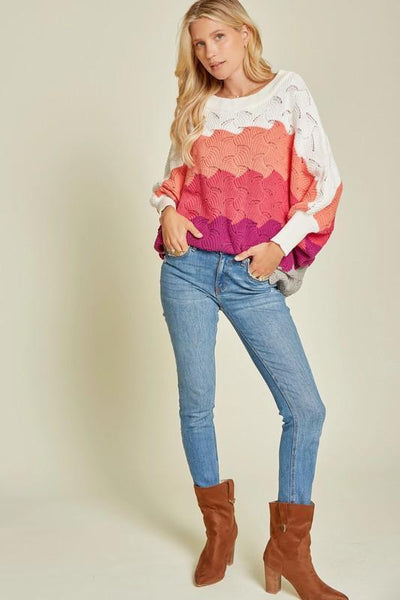 Color Block Sweater