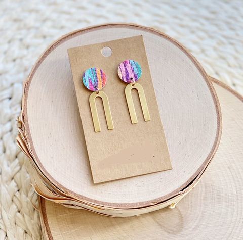 Stroke of Luck Kohlma Earrings