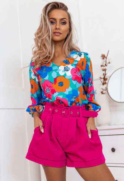 Multicolor Floral Print Top