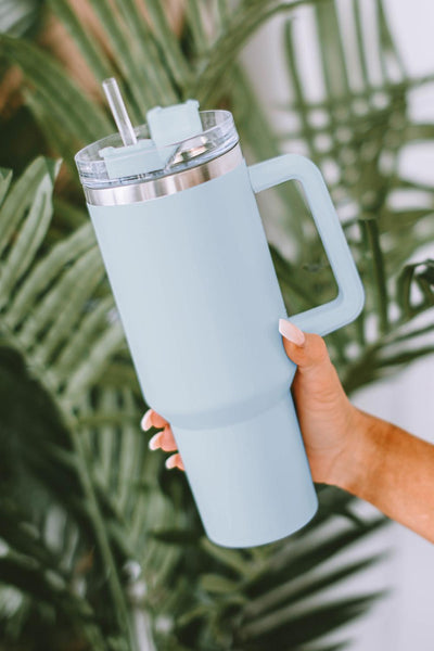 Insulated Cup with Straw