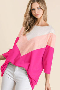 Color Block Pullover