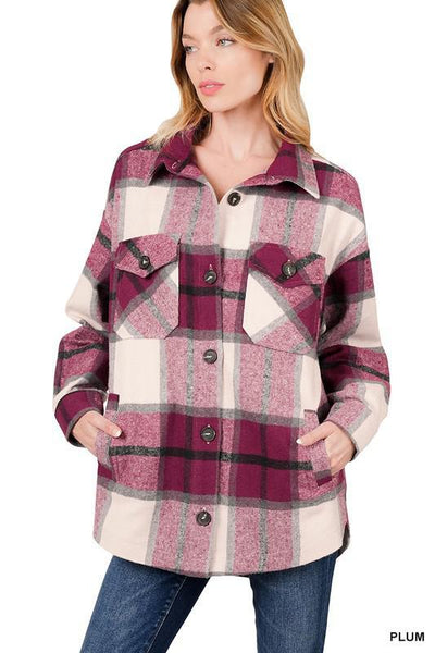 Oversized Plaid Shacket