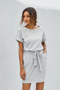 Striped T-Shirt Dress