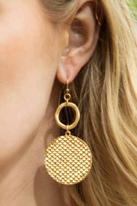 Textured Snake Earrings