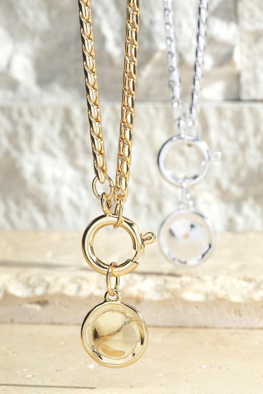 Circle Pendant Necklace