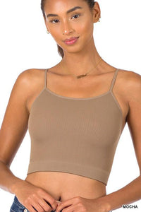 Ribbed Cropped Cami