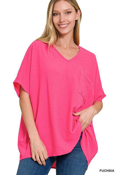 Dolman Crinkle Top