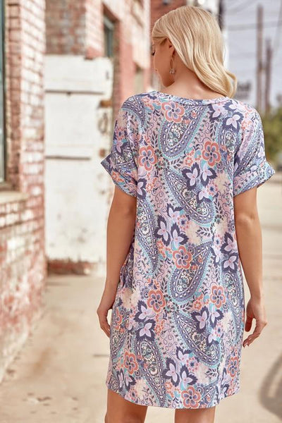 Paisley T-Shirt Dress