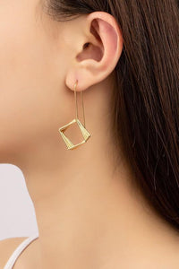 Square Drop Earrings