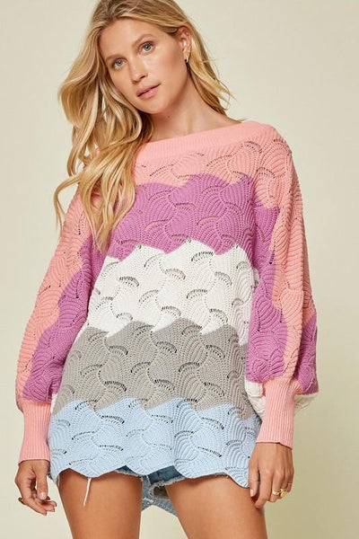 Color Block Sweater