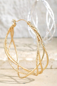 Twisted Hoop Earrings