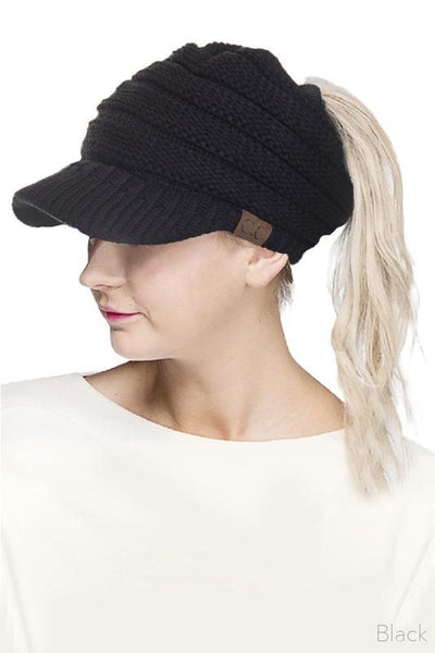 CC Brim Ponytail Hat