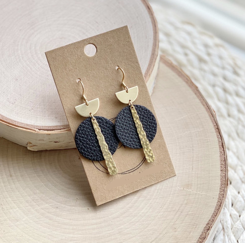 Midnight Crest Earrings