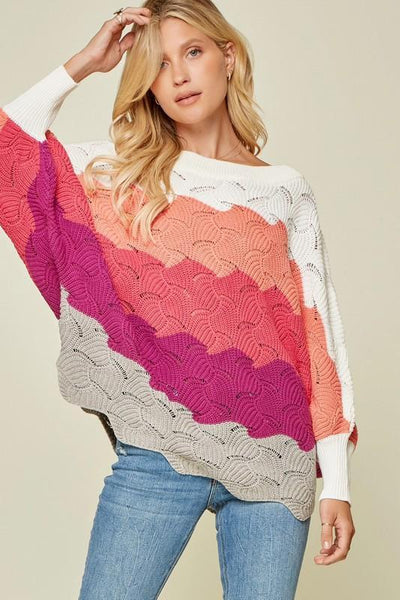 Color Block Sweater