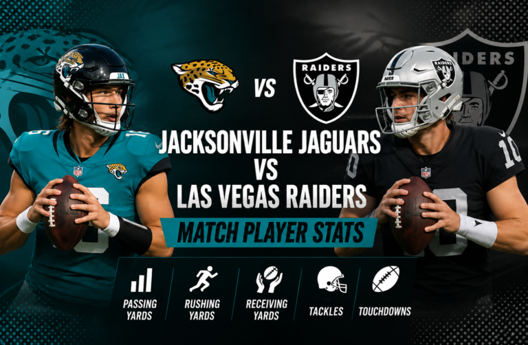Jacksonville Jaguars vs Las Vegas Raiders Match Player Stats: Complete Game Analysis